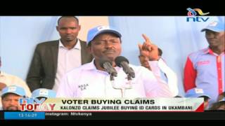 Kalonzo claims Jubilee buying ID cards in Ukambani