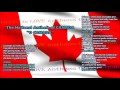 canada national anthem full version w music vocal u0026 lyrics and provinces u0026 territories flags