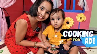 Cooking game in Hindi PART-40 / Cooking for Adi in TENT / COOKING GAME /  #LearnWithPari