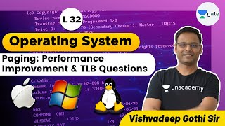 Paging: Performance Improvement & TLB | L 32 | Operating System | GATE 2022 CSE #VishvadeepGothi