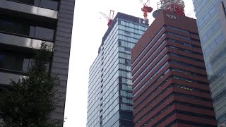 大手町フィナンシャルシティグランキューブ  の建設状況（2015年8月21日）