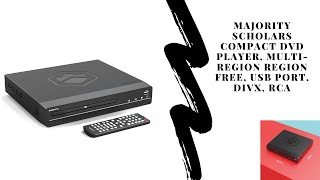 Majority Scholars Compact DVD Player, Multi-Region Region Free, USB Port, DivX, RCA