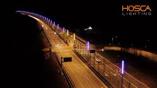 The application of the latest smart pole in Ningbo G92 traffic hub