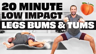 20 Minute LEGS BUMS & TUMS 🍑 | The Body Coach TV