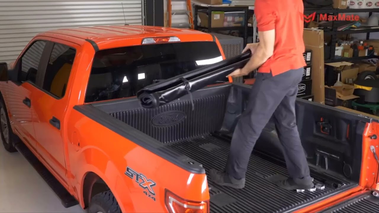 MaxMate Soft Roll Up Truck Bed Tonneau Cover Review In 2022 - YouTube