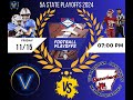 Blazer Football vs Arkansas (5A Football Playoffs Round 1)