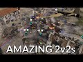 CoH3 2v2 Bo3: Havoc/Momo vs. Dumais/ DexN - AMAZING series of wild games! (1440p)