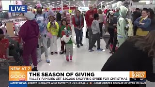 Families in need get a $20,000 Target shopping spree in Tempe