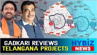 Gadkari reviews Telangana projects, including Rs 15,980 cr Regional Ring Road | Hybiz