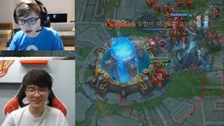 Faker Backdoor | Sneaky In Korean Server vs A Yasuo | LL Stylish | LoL Moments