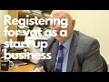 Registering for vat as a start up business-when do you register for vat?