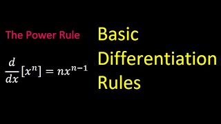 2.2A Basic Differentiation Rules (Calculus)