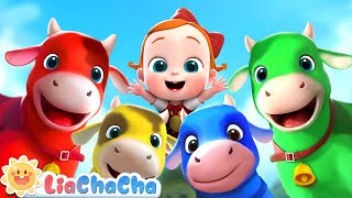 La Vaca Lola | The Cow Named Lola 2 | The Color Song | Kids Songs \u0026 Nursery Rhymes | LiaChaCha