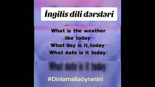 ✅Gündəlik danışıq zamanı istifadə olunan cümlələr #dinləməilöyrən#learningenglishonline#fypシ゚viral