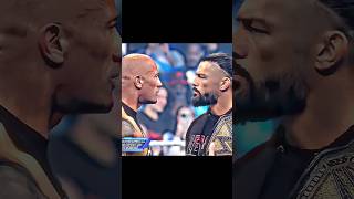 Roman And Rock Face To Face 😈#wwe #viral #romanreigns #therock #samizayn #jeyuso #shorts #trending