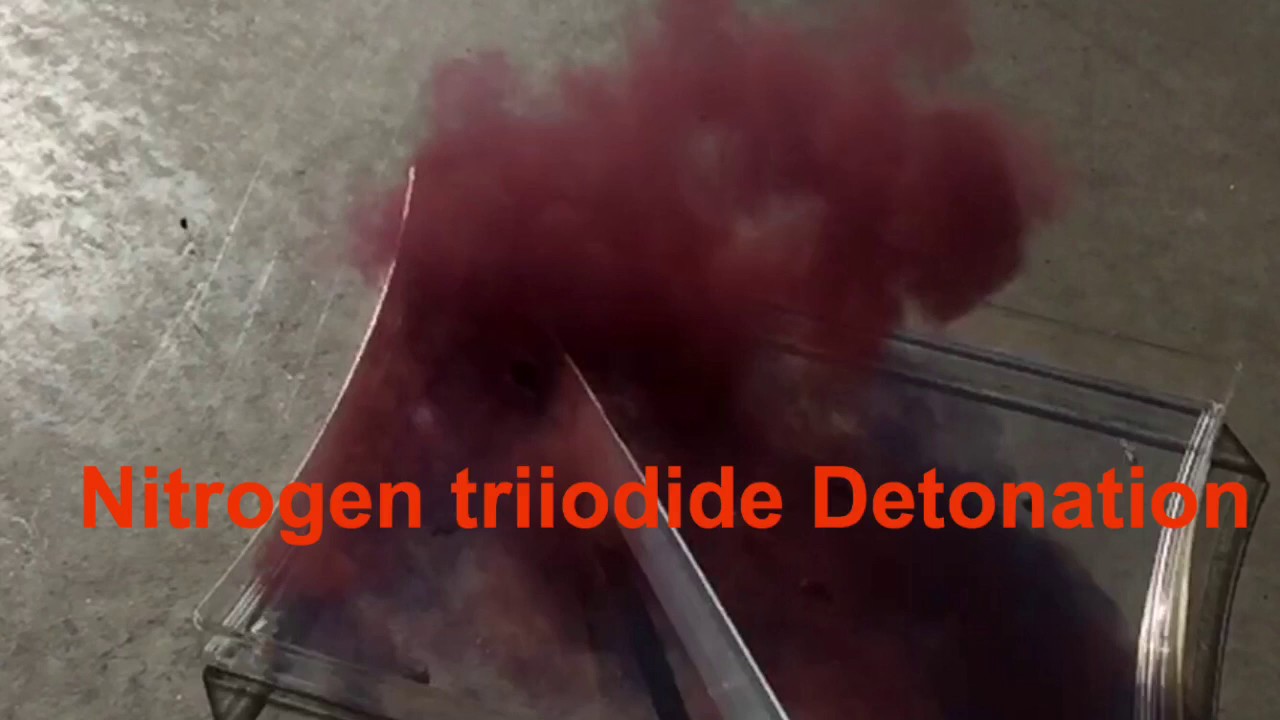 Nitrogen Triiodide Explosion Youtube