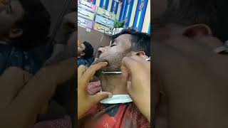 Beard Only Scissor Making/Beard setting/#haircut #beardcut #saloon #dubaisaloon