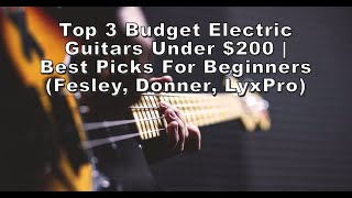 Best Budget Electric Guitars: Fesley 39\