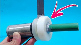 how to make awter pump with asmall12volt moto