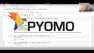 Optimization in Python: Intermediate Pyomo Workshop - Brent Austgen - UT Austin INFORMS