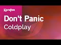 Don't Panic - Coldplay | Karaoke Version | KaraFun