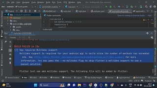 [!] App requires Multidex support FLUTTER