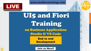 sap fiori training on business app studio