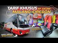 FIRST DAY OF THE NEW BUS, COMPLETELY FULLSEAT❗ Morning Trip MALANG - CIREBON with HARAPAN JAYA