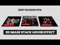 3D Image stack Hover Effect | CSS3 Animation Snippets