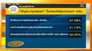 เรื่องเล่าเช้านี้ สวนดุสิตโพลเผยปชช.ให้คะแนนคสช.ทำงานครบ1เดือน 8.82 เต็ม10