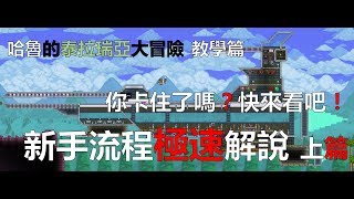 【泰拉瑞亞】新手流程極速解說-上篇(Terraria 1.3.5)