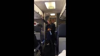 Funny Flight Attendant Speech Goes Viral