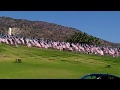 Driving by Pepperdine University 9-11 memorial tribute in Malibu