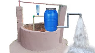 Extracting Deep Well Water Without Pump or Electricity, New Invention