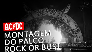 AC/DC - Montagem do Palco da turnê \