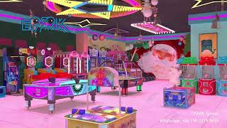 EPARK Christmas Promotion 3D Design Design Process Scene Design Site Placement