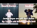 7 Year old Kid Jump rope & Shuffle Dance on Uff Teri Adaa | Pran Manral #shorts