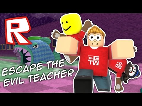 Escape The Evil Teacher Roblox Obby Youtube Ethan Gamer Tv