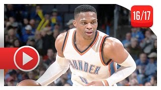 Russell Westbrook Triple-Double Highlights vs Lakers (2017.02.24) - 17 Pts, 17 Ast, 18 Reb