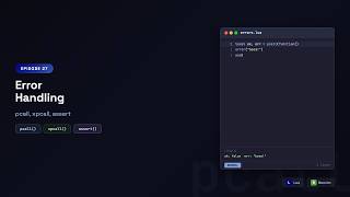 Lua for Beginners: Error Handling — Handling Things That Go Wrong with pcall & assert | Episode 27