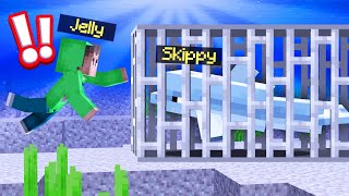My PET DOLPHIN Got KIDNAPPED In MINECRAFT SURVIVAL ISLAND...