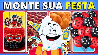 🎉🎂 MONTE A SUA FESTA DE ANIVERSÁRIO DOS SONHOS | Especial: BuuQuiz 2 ANOS ✨ | #quiz #buuquiz