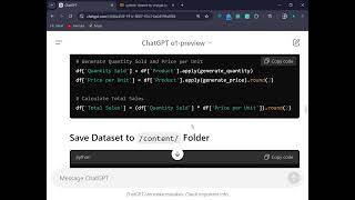 Creating and Visualizing Synthetic Sales Data with Python | ChatGPT & Google Colab Tutorial