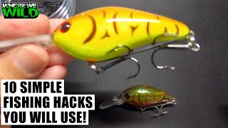 10 SIMPLE FISHING HACKS - YOU WILL USE!
