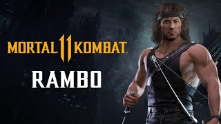 MK11 Rambo Gameplay Trailer Mortal Kombat 11 (2020) Sylvester Stallone HD