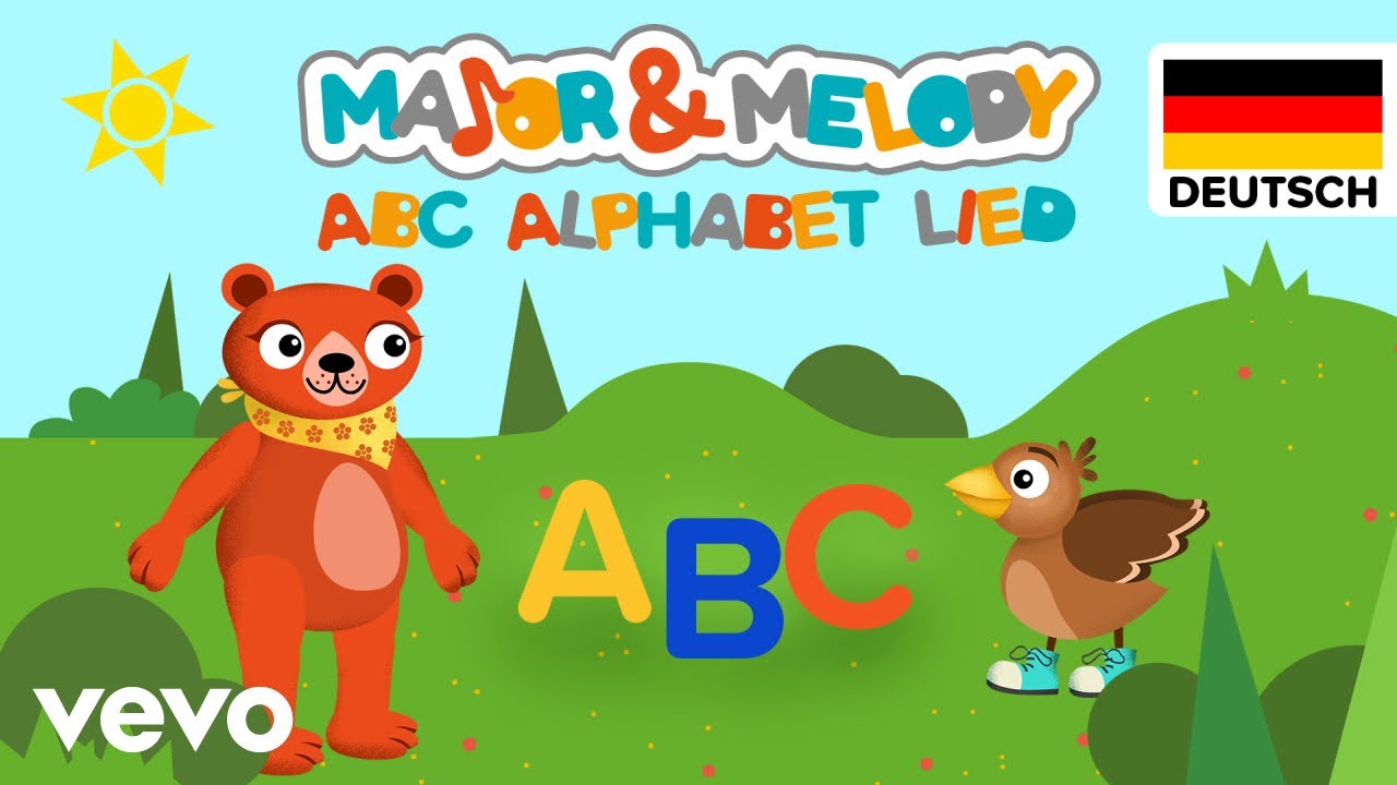 Major & Melody - ABC-Alphabet-Lied (Nursery Rhymes For Kids / German ...