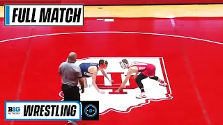 125 LBS: #16 Justin Cardani (Illinois) vs. #8 Brock Hudkins (Indiana) | 2021 B1G Wrestling