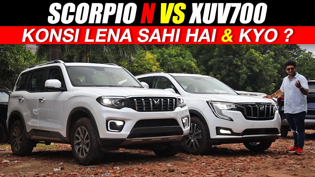 Mahindra Scorpio N Vs XUV700 - Detailed Test Drive Comparison & Review ...