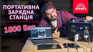 ТЕПЕР ЕЛЕКТРИКА Є ЗАВЖДИ! Портативна зарядна станція VITALS