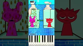 Sprunki are taking a shower 🚿 @YouFunnest - Piano Tutorial